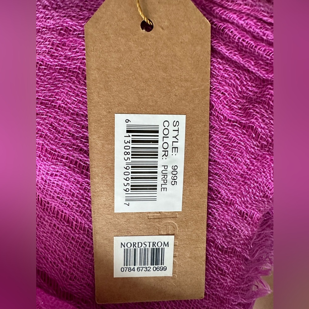 Modena Shawl Scarf Wrap Pink NWT - Picture 5 of 7